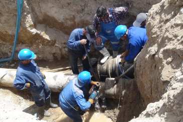 کاهش حوادث شبکه آب شهري استان همدان در مقايسه با مدت مشابه سال قبل
