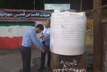 کنترل کیفیت آب شرب توسط  مرکز پایش آبفای استان همدان در روز تاسوعا و عاشورای حسینی