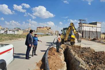 آغاز عملیات توسعه 600 متر شبکه آب شهر کبودراهنگ